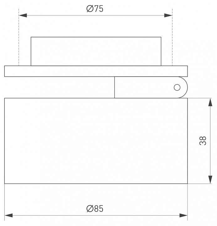 Встраиваемый светильник arlight pot 045781
