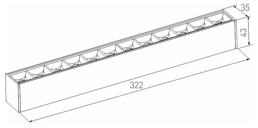 Встраиваемый светильник arlight mag-45 046525