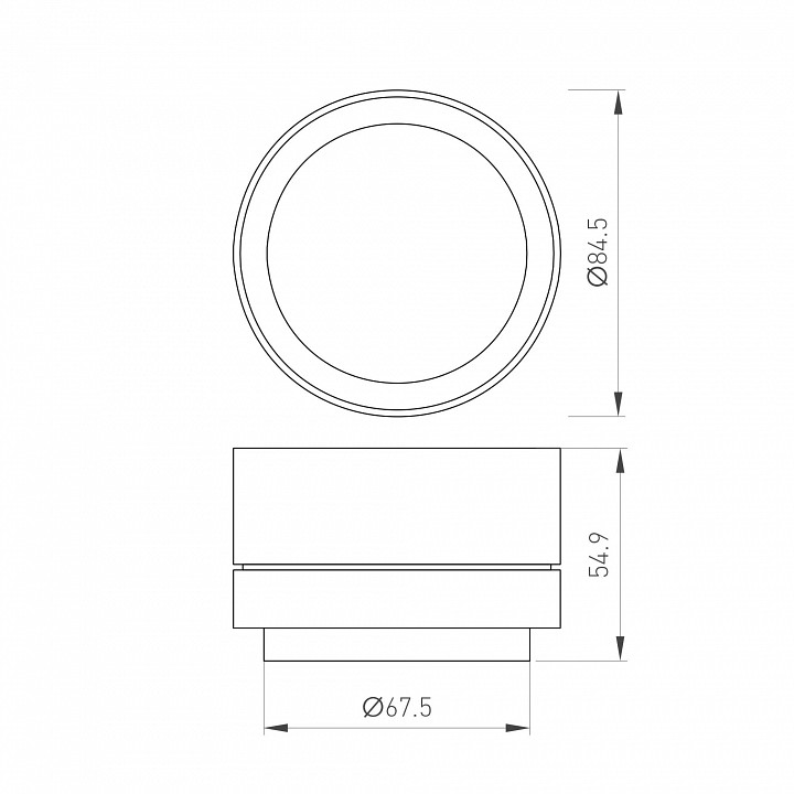 Кольцо декоративное arlight calipso 046754