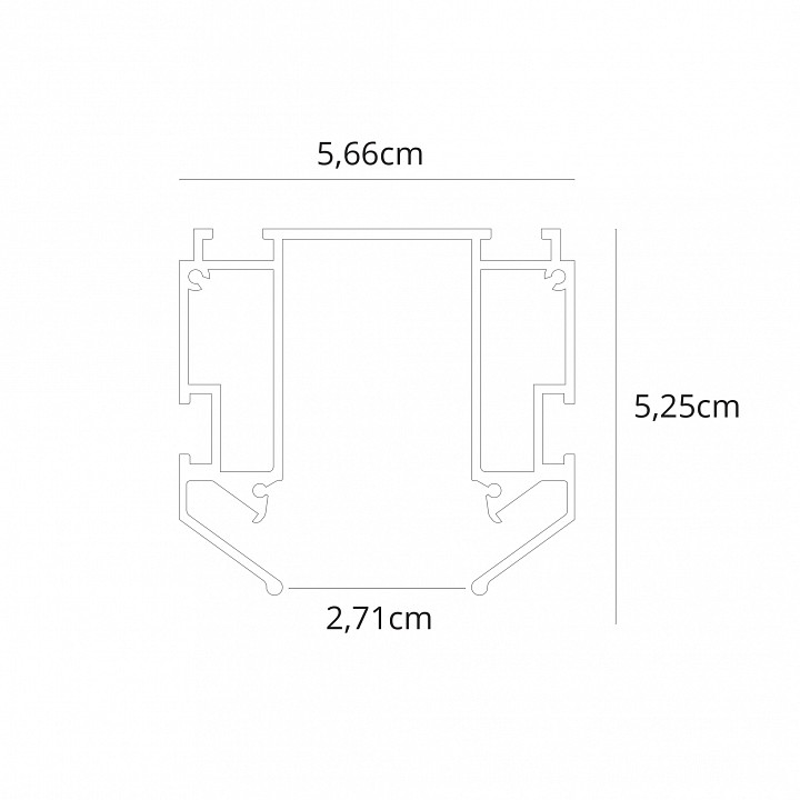 Профиль-держатель arte lamp linea-accessories a620205