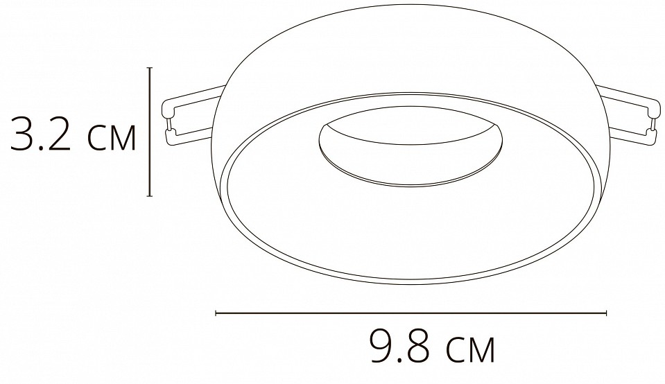 Встраиваемый светильник arte lamp heze a6666pl-1bk