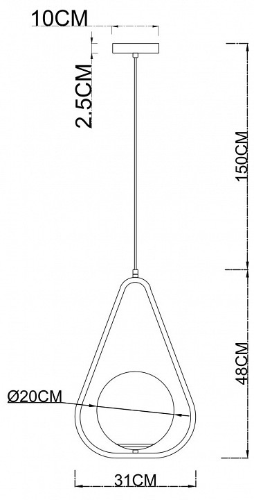 Подвесной светильник arte lamp matisse a7765sp-1ab