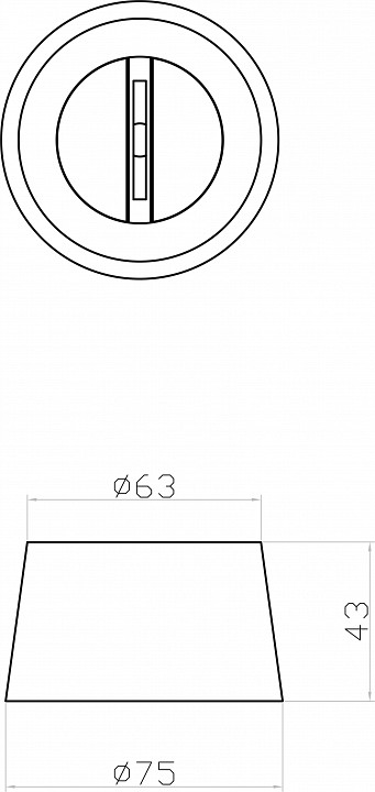 Основание для трека-ремня denkirs belty base tr5515-bk