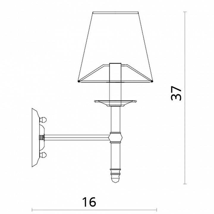 Бра divinare candela 1162/01 ap-1