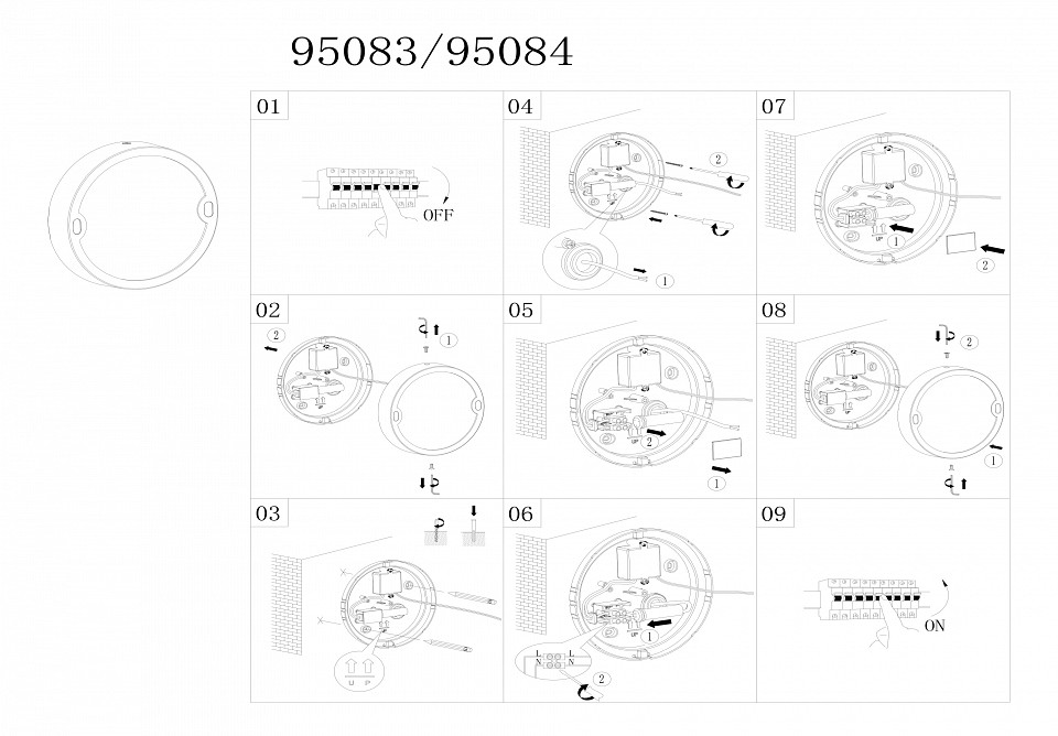 Накладной светильник eglo alfena-r 95083