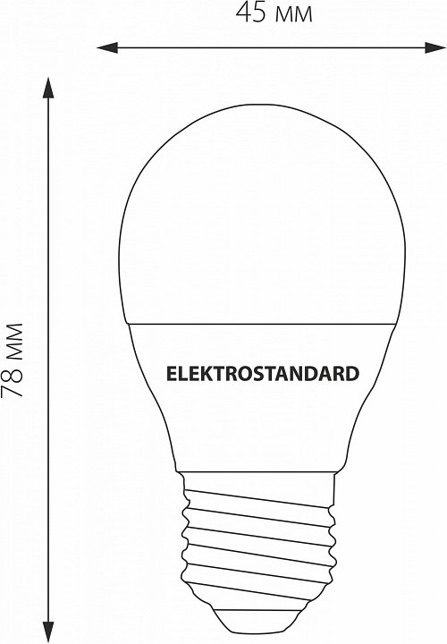 Лампа светодиодная elektrostandard mini classic e27 7вт 4200k a048663