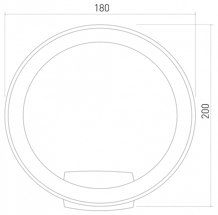 Светильник на штанге elektrostandard ring a054933