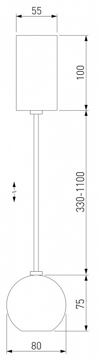 Подвесной светильник elektrostandard giro a055672