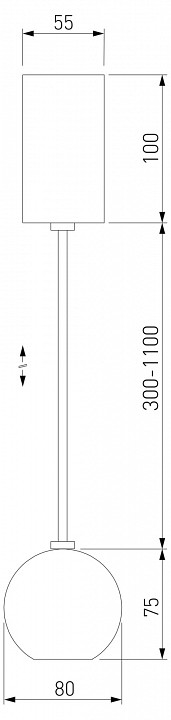 Подвесной светильник elektrostandard giro a055675