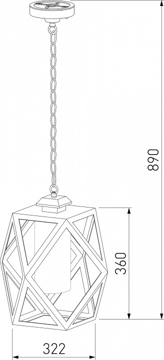 Подвесной светильник elektrostandard ambra a056233