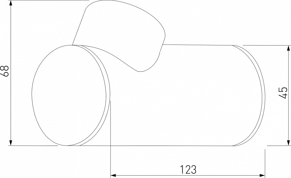 Накладной светильник elektrostandard ray a056369