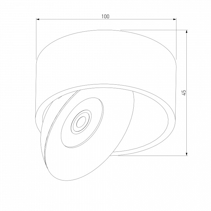 Накладной светильник elektrostandard glide a059331