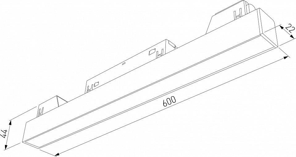 Встраиваемый светильник elektrostandard slim magnetic a062335