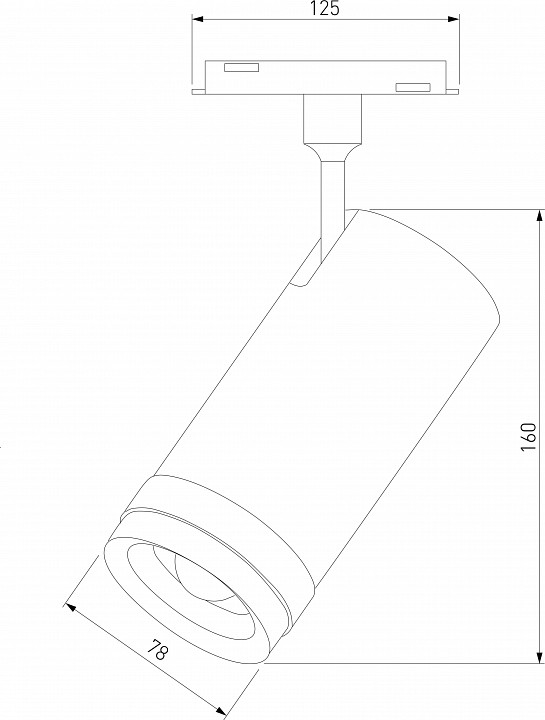 Светильник на штанге elektrostandard slim magnetic a062819