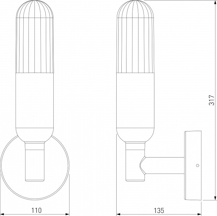 Светильник на штанге elektrostandard isida a062884
