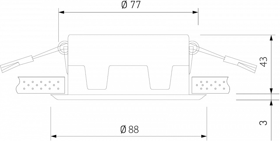 Встраиваемый светильник elektrostandard basic a062941