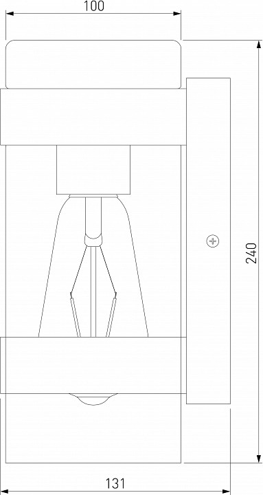 Накладной светильник elektrostandard falcon a063466