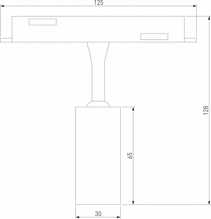 Светильник на штанге elektrostandard slim magnetic a063531
