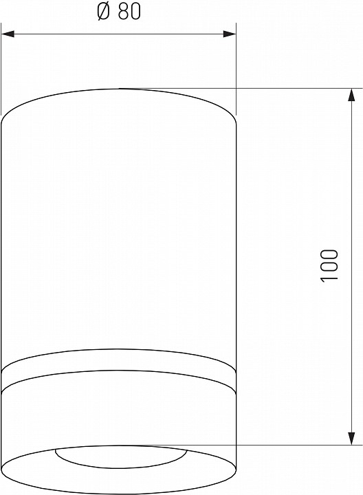 Накладной светильник elektrostandard topper a063932