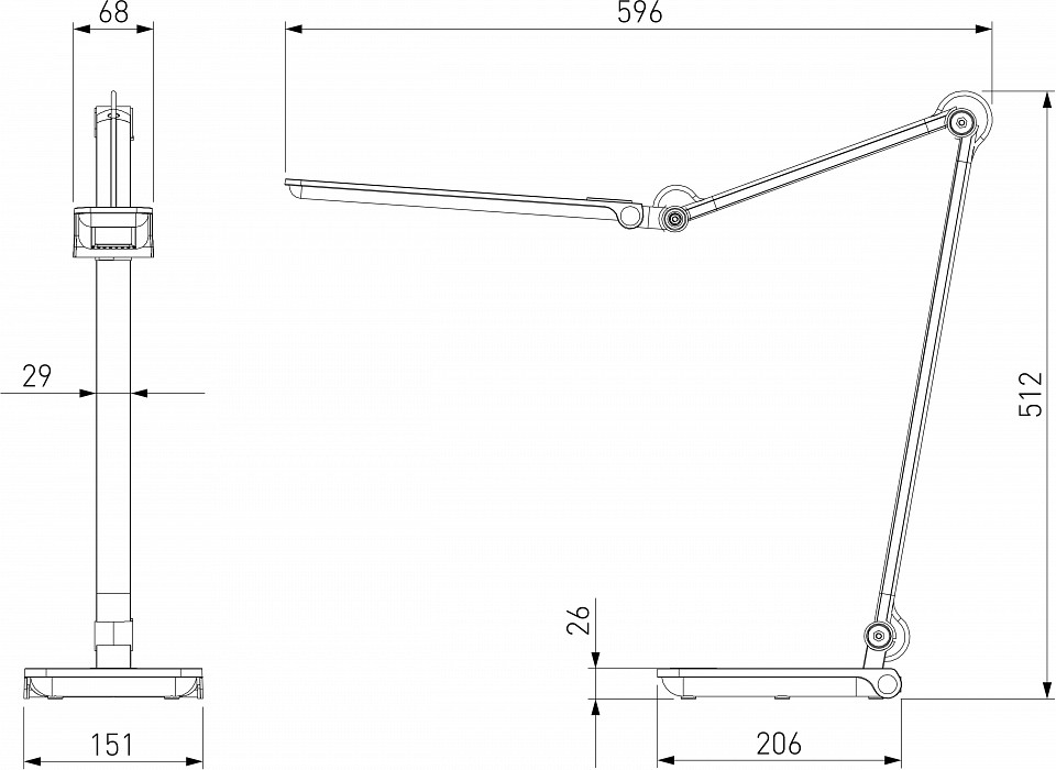 Настольная лампа офисная elektrostandard great a065290