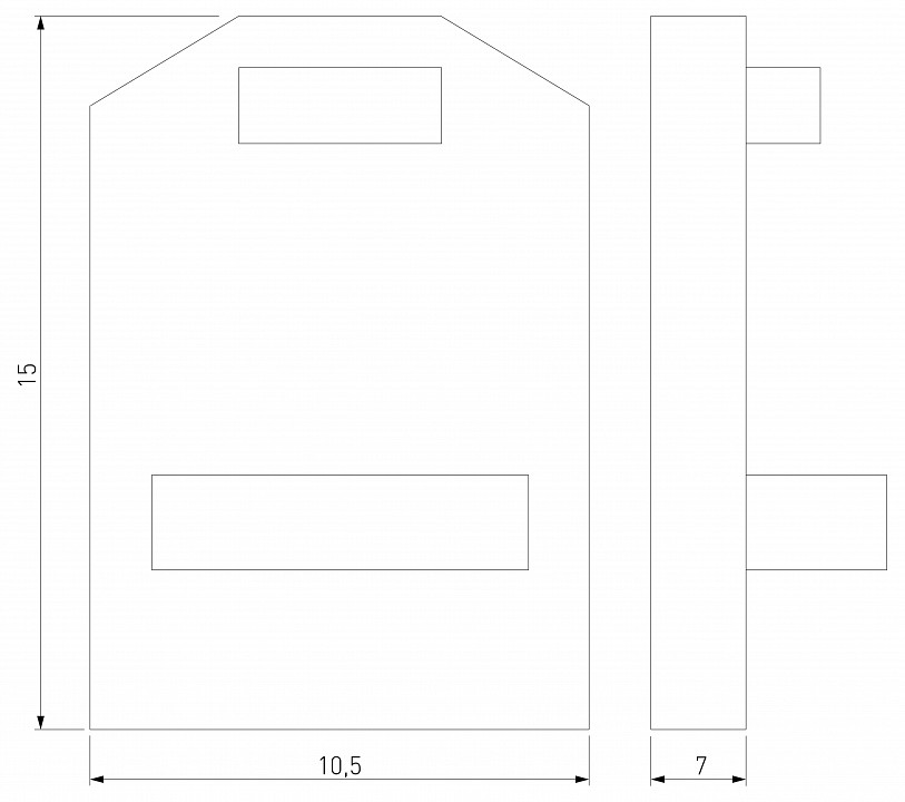 Заглушка для трека elektrostandard mini magnetic a065634