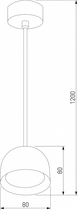 Подвесной светильник elektrostandard uno a065705