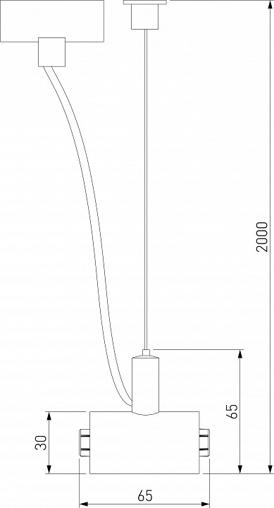 Подвес elektrostandard module system a066181