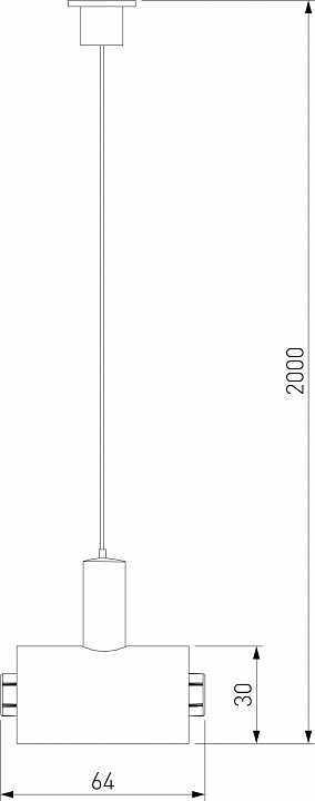 Подвес elektrostandard module system a066183