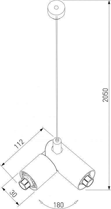 Подвес elektrostandard module system a066184