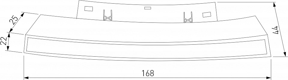 Встраиваемый светильник elektrostandard slim magnetic a066505