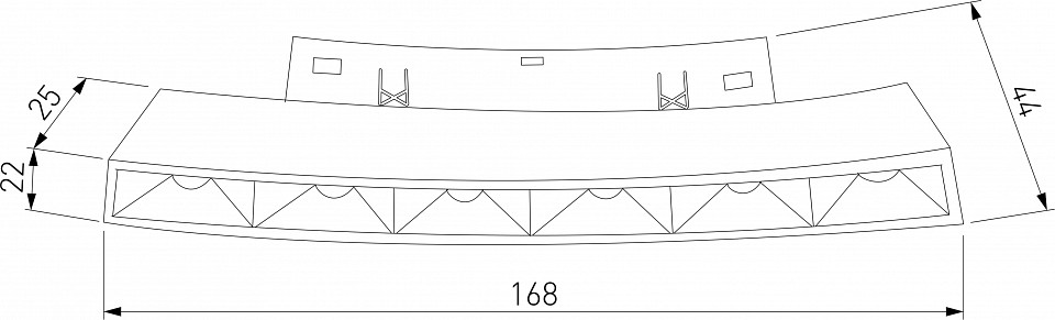 Встраиваемый светильник elektrostandard slim magnetic a066511