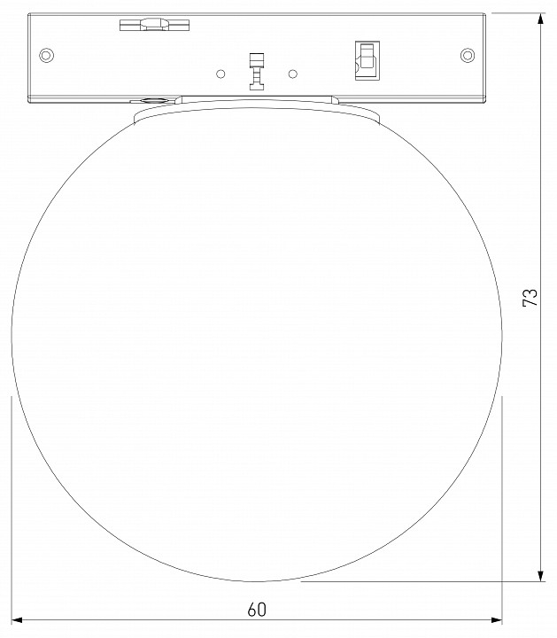 Накладной светильник elektrostandard mini magnetic a067271