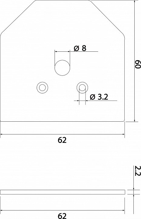 Заглушка для трека elektrostandard slim magnetic a067417