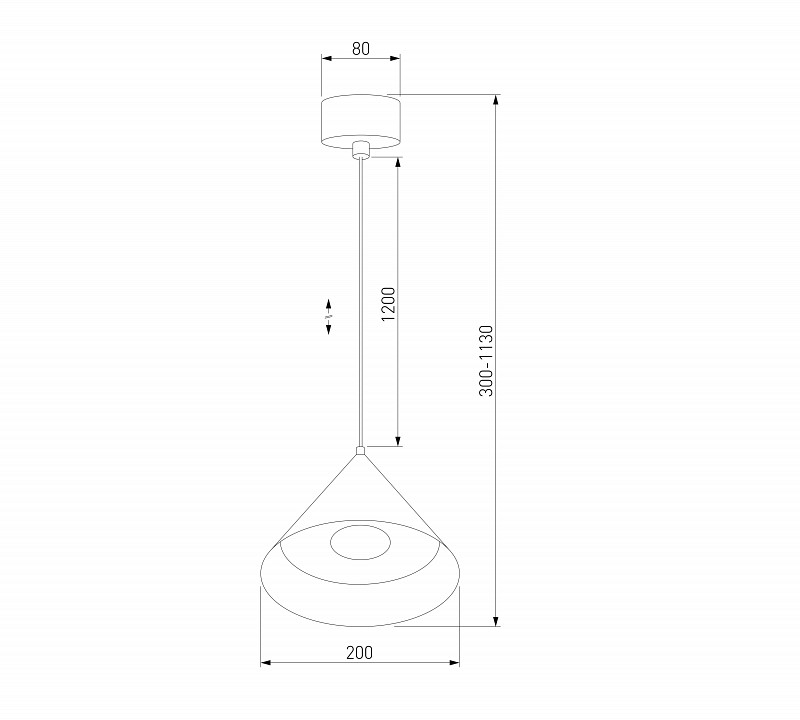 Подвесной светильник elektrostandard conus a069335