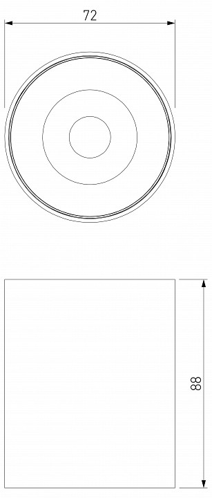 Накладной светильник elektrostandard primo a069415