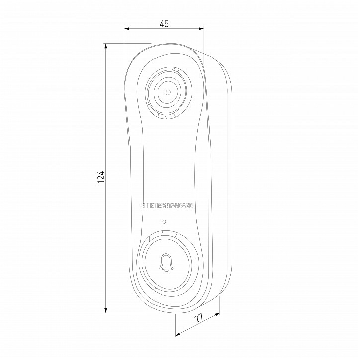 Звонок беспроводной с камерой elektrostandard wf 76106/00