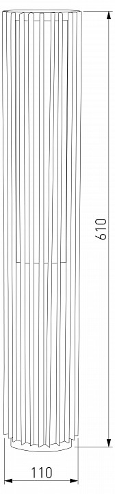 Наземный низкий светильник elektrostandard entero a070268