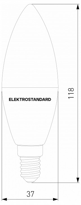 Лампа светодиодная с управлением через wi-fi elektrostandard умная лампа свеча ble2779