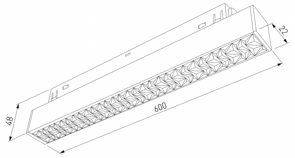 Встраиваемый светильник elektrostandard slim magnetic 85531/01