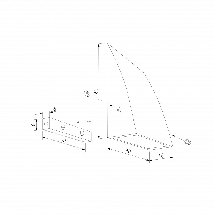 Встраиваемый светильник elektrostandard wally 40159/led