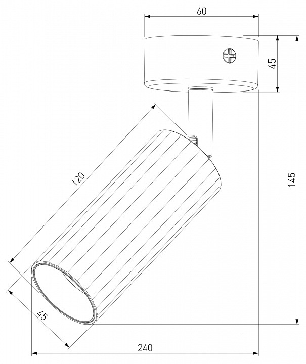 Бра eurosvet arris 20098/1 led черный