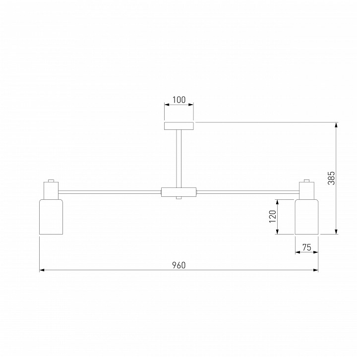 Потолочная люстра eurosvet vegga 70160/12 хром smart
