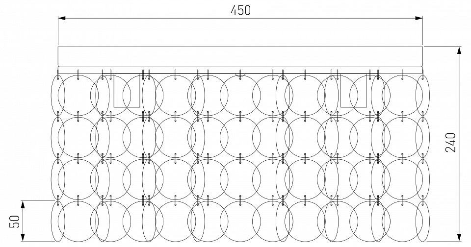 Подвесная люстра eurosvet sandra 60084/5