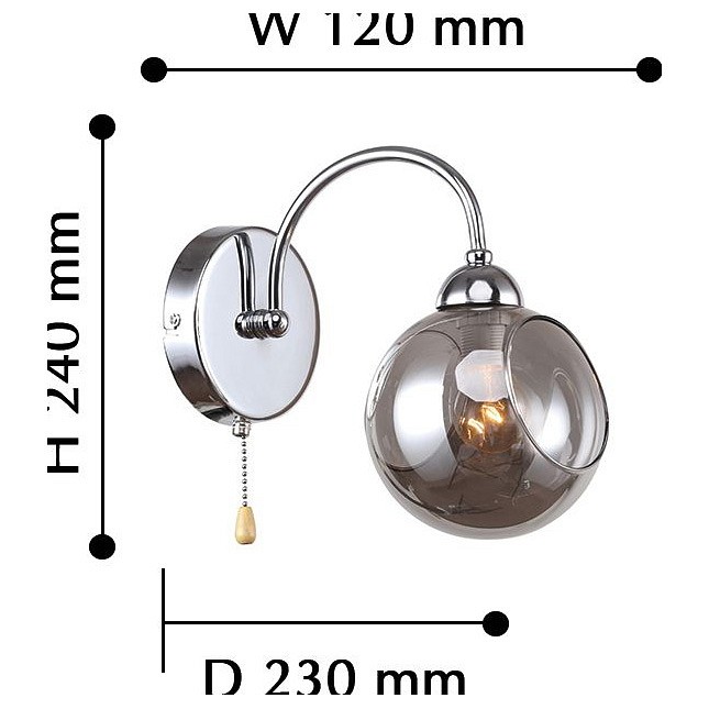 Бра f-promo rimula 2342-1w