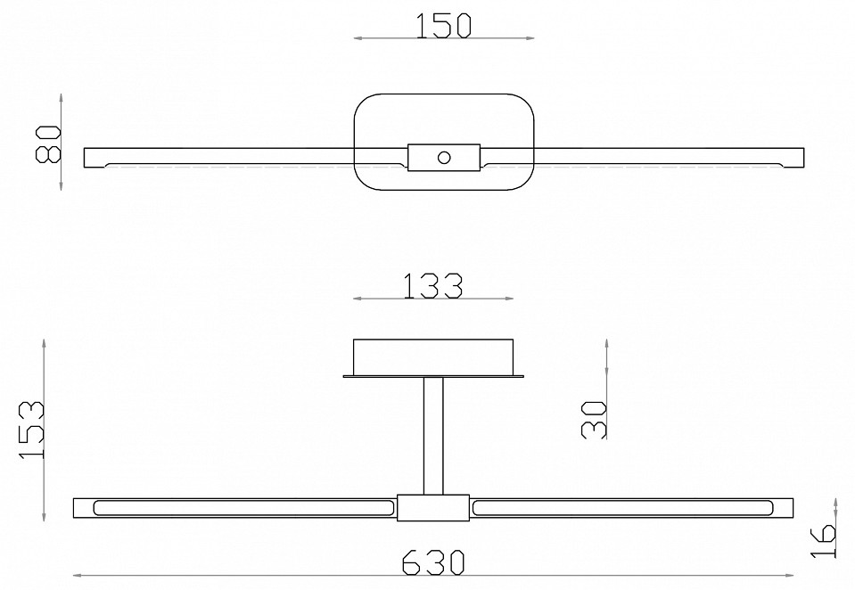 Подсветка для зеркала favourite insight 4016-2w