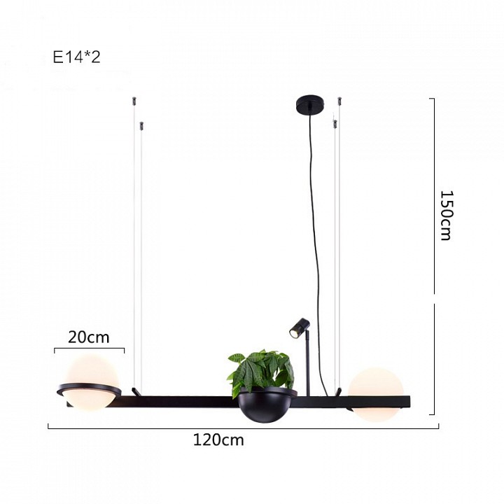 Подвесной светильник imperiumloft palma wall lamp 22.93726