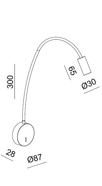 Бра italline de de-316 gothic