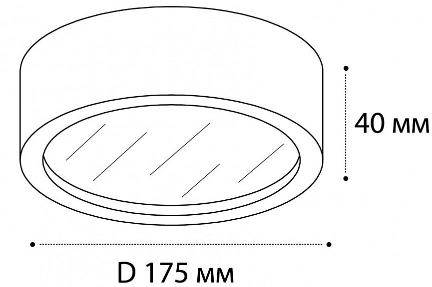 Накладной светильник italline m04-525-175 m04-525-175 black 3000k