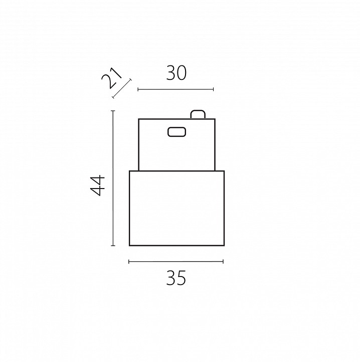 Накладной светильник lightstar uno 209447