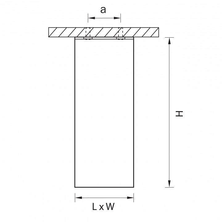 Накладной светильник lightstar rullo 216597
